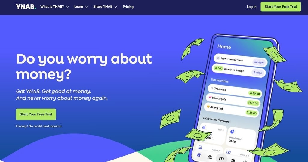 Best Finance Apps in Dubai in 2026 7 Top Picks to Compare - YNAB finance app