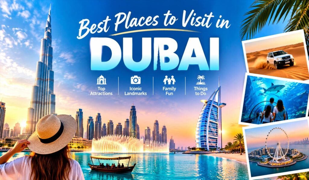 Best Places to Visit in Dubai Top Attractions, Iconic Landmarks, Family Fun & Things to Do