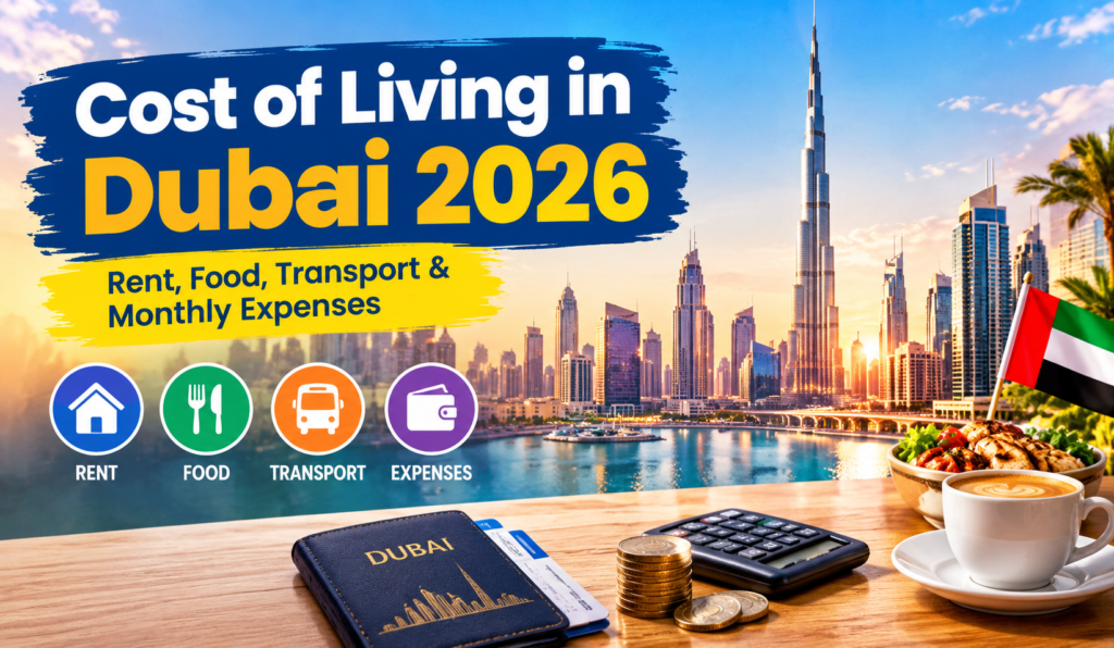 cost of living in dubai 2026 rent, food, transport & monthly expenses